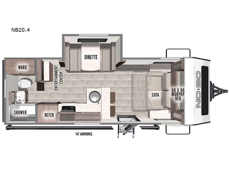 2022 Forest River Rv No Boundaries NB20.4 in gretna NE