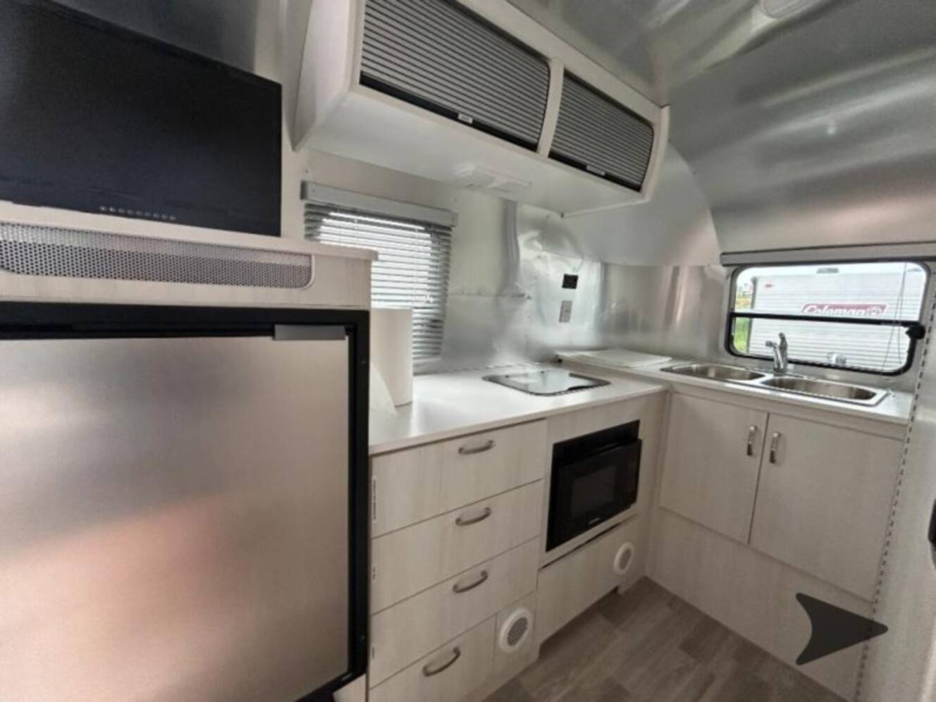 A photo of this 2023 Airstream Bambi 20FB