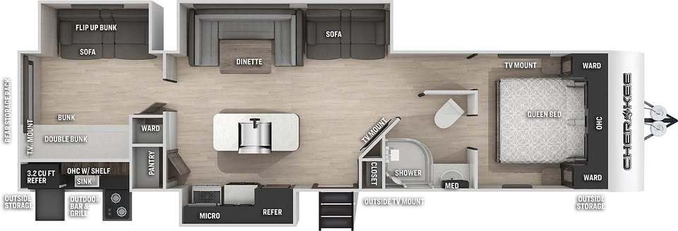 2020 Forest River CHEROKEE 304BH RV