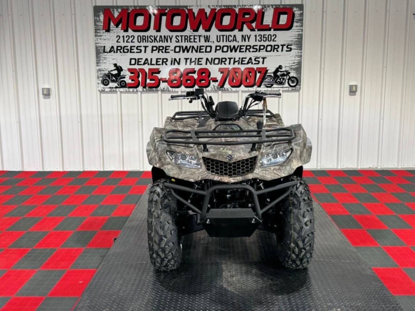 A photo of this 2025 Suzuki KingQuad 400ASi Camo