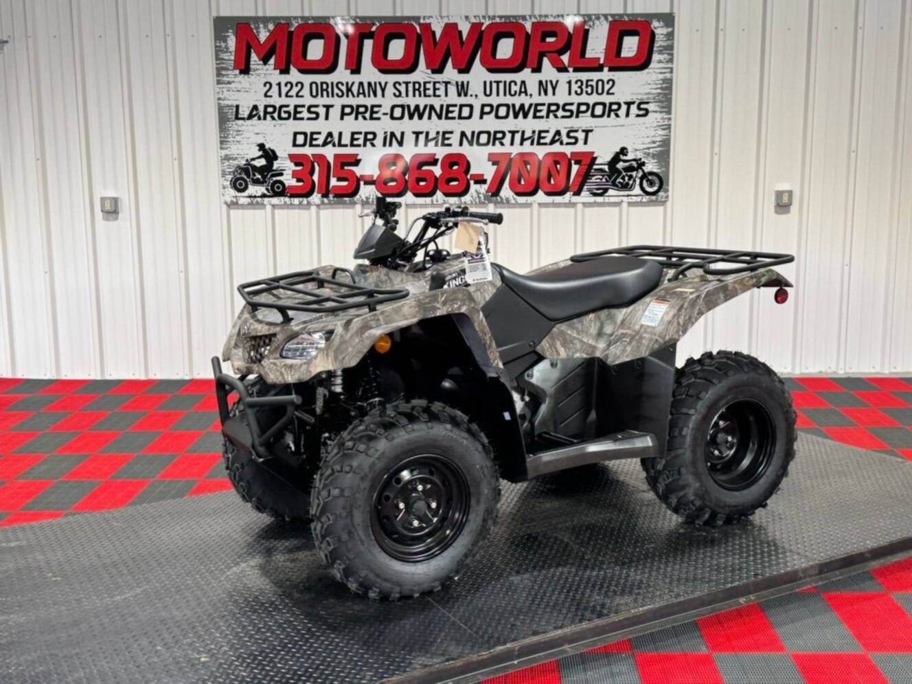 A photo of this 2025 Suzuki KingQuad 400ASi Camo