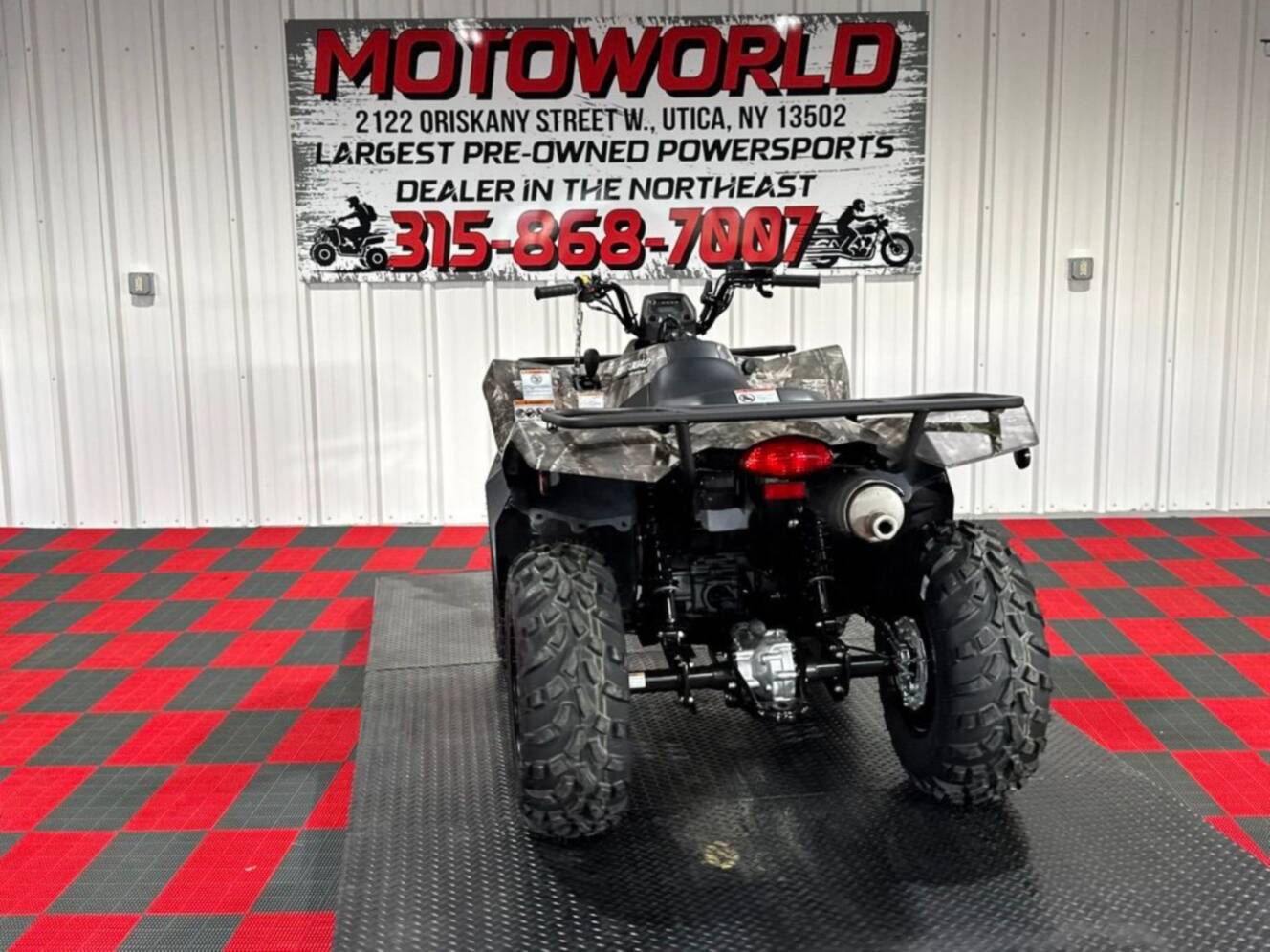 A photo of this 2025 Suzuki KingQuad 400ASi Camo