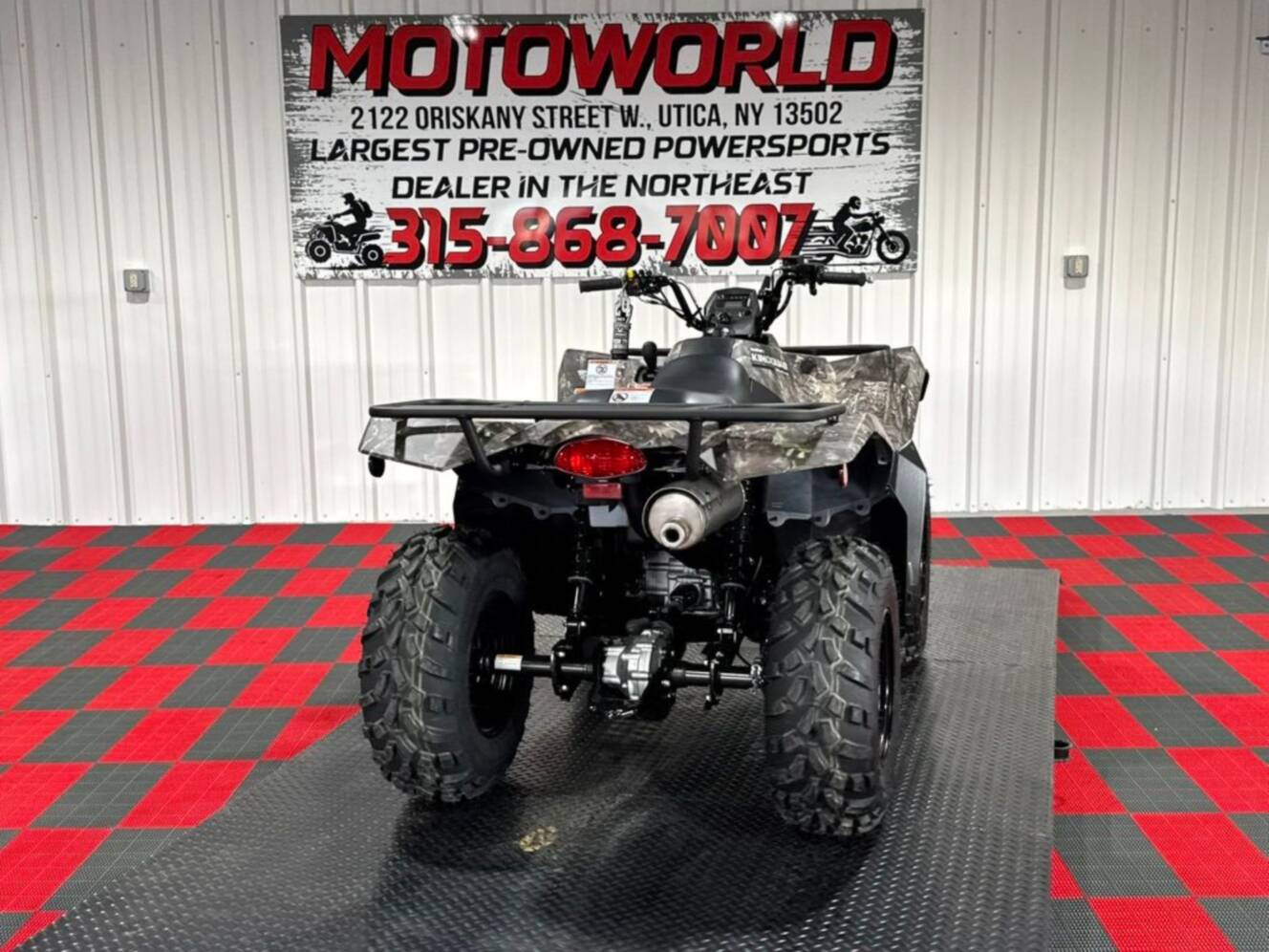 A photo of this 2025 Suzuki KingQuad 400ASi Camo