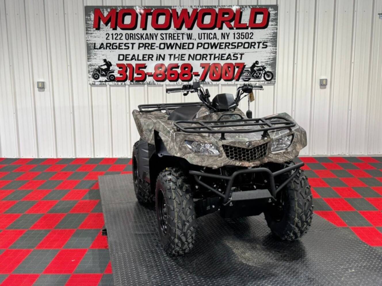 A photo of this 2025 Suzuki KingQuad 400ASi Camo
