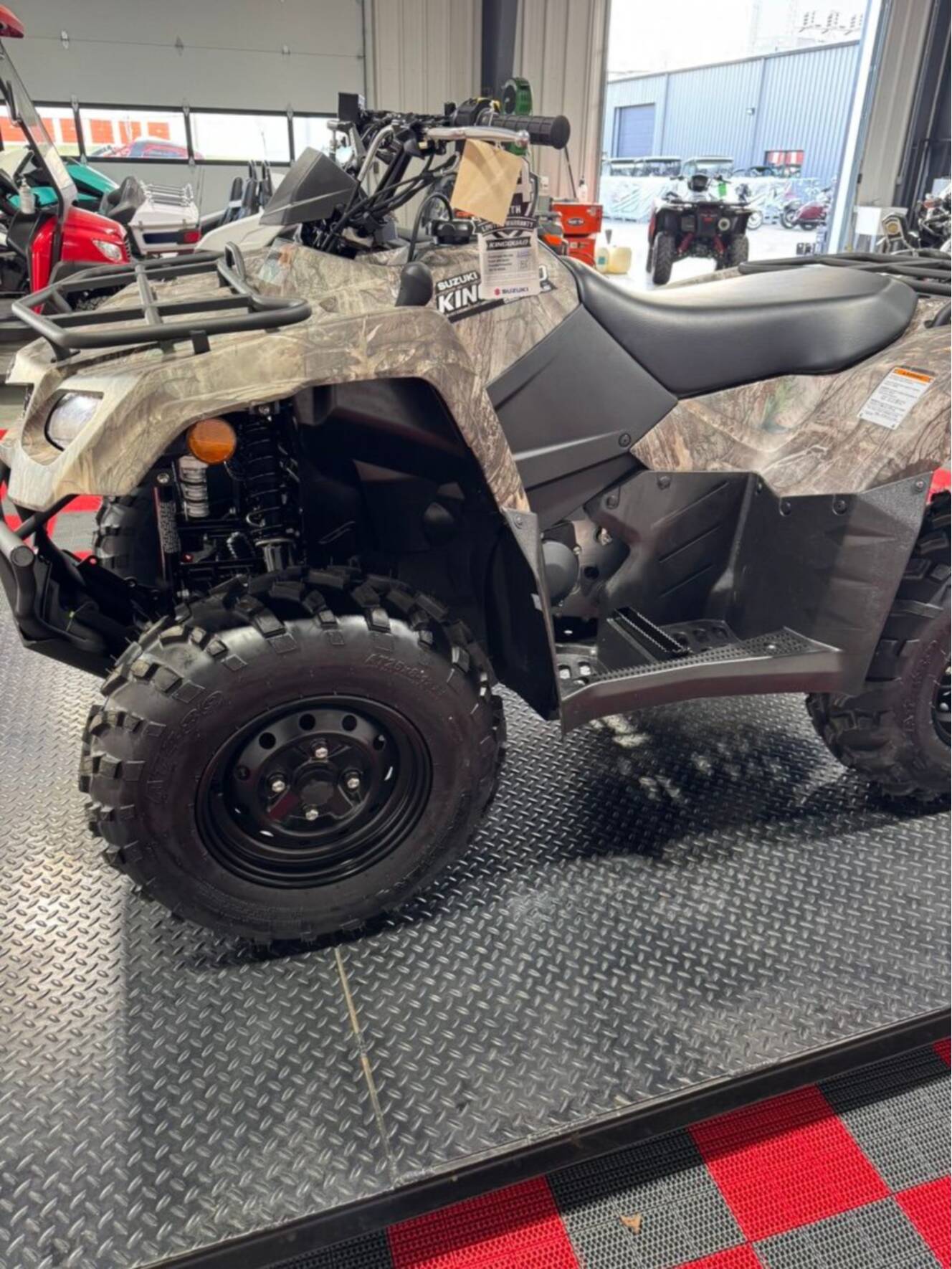 A photo of this 2025 Suzuki KingQuad 400ASi Camo