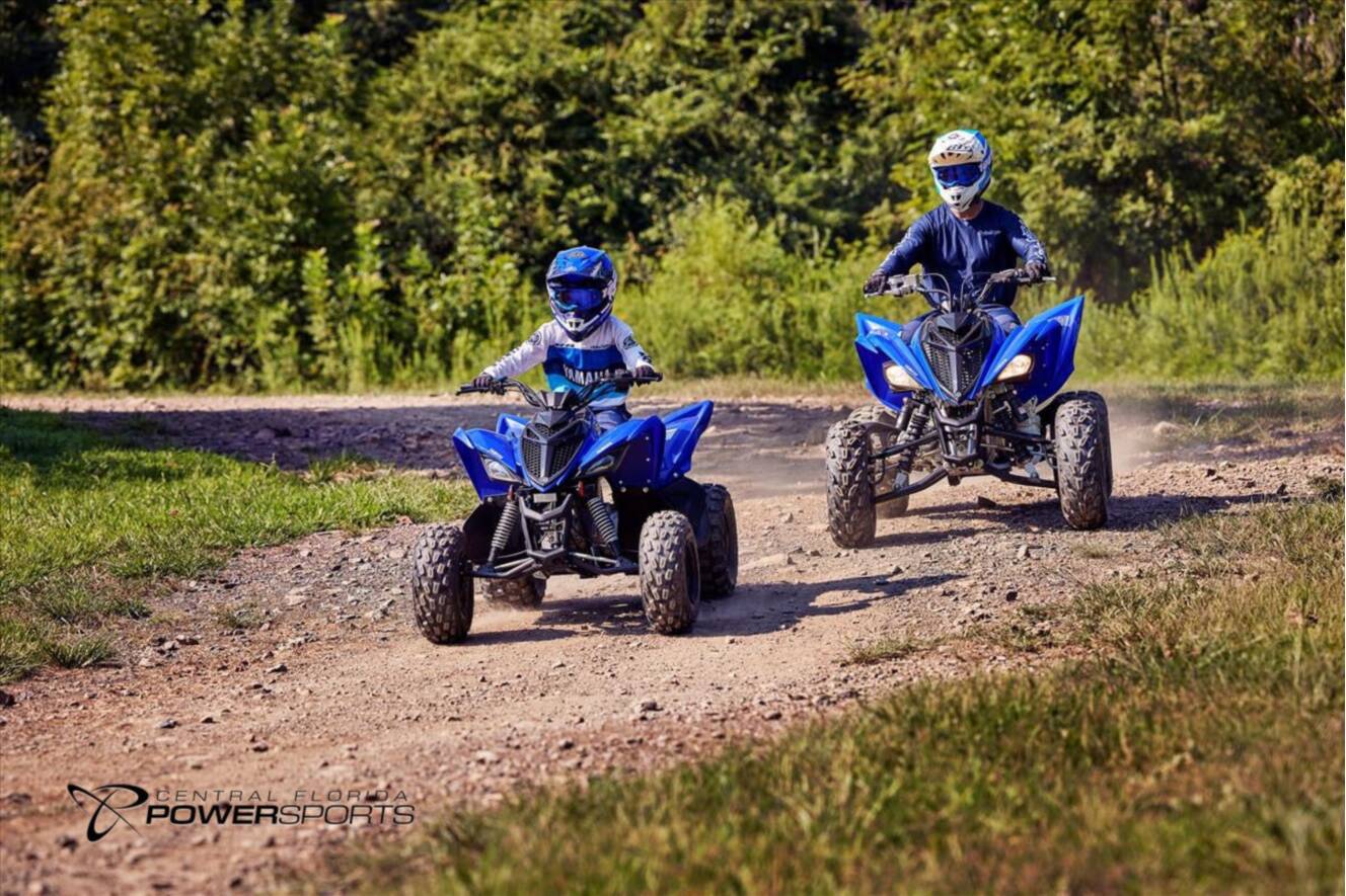 A photo of this 2022 Yamaha Raptor 90