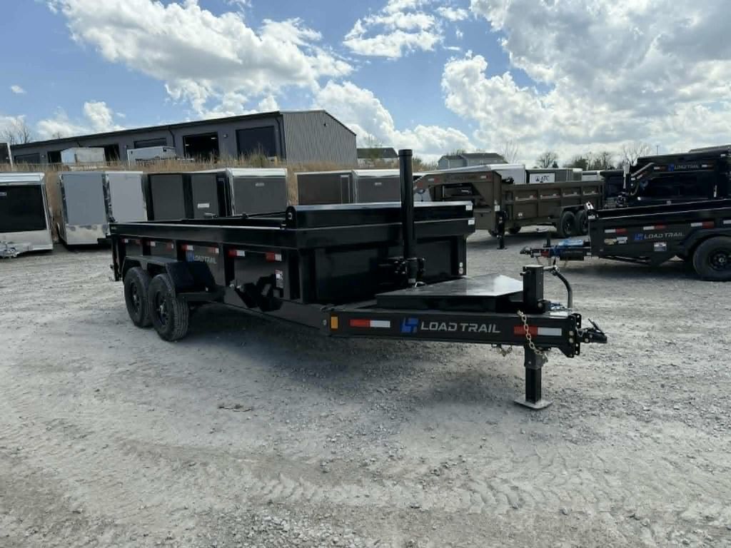 2026 Load Trail 83" x 16' Tandem Axle Low-Pro Dump Telescopic Lift in Saint Joseph, MO
