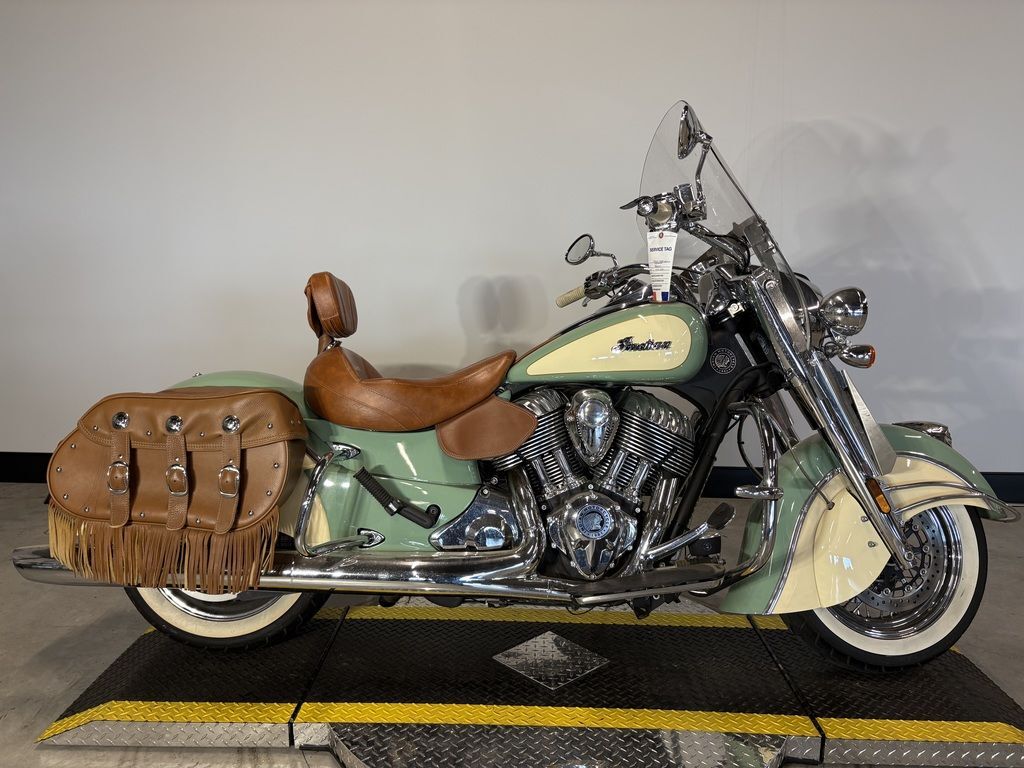 2017 Indian Motorcycle® CHIEF VINTAGE, WILLOW GREEN / CREAM, 49ST Vintage VINTAGE in Irving, TX