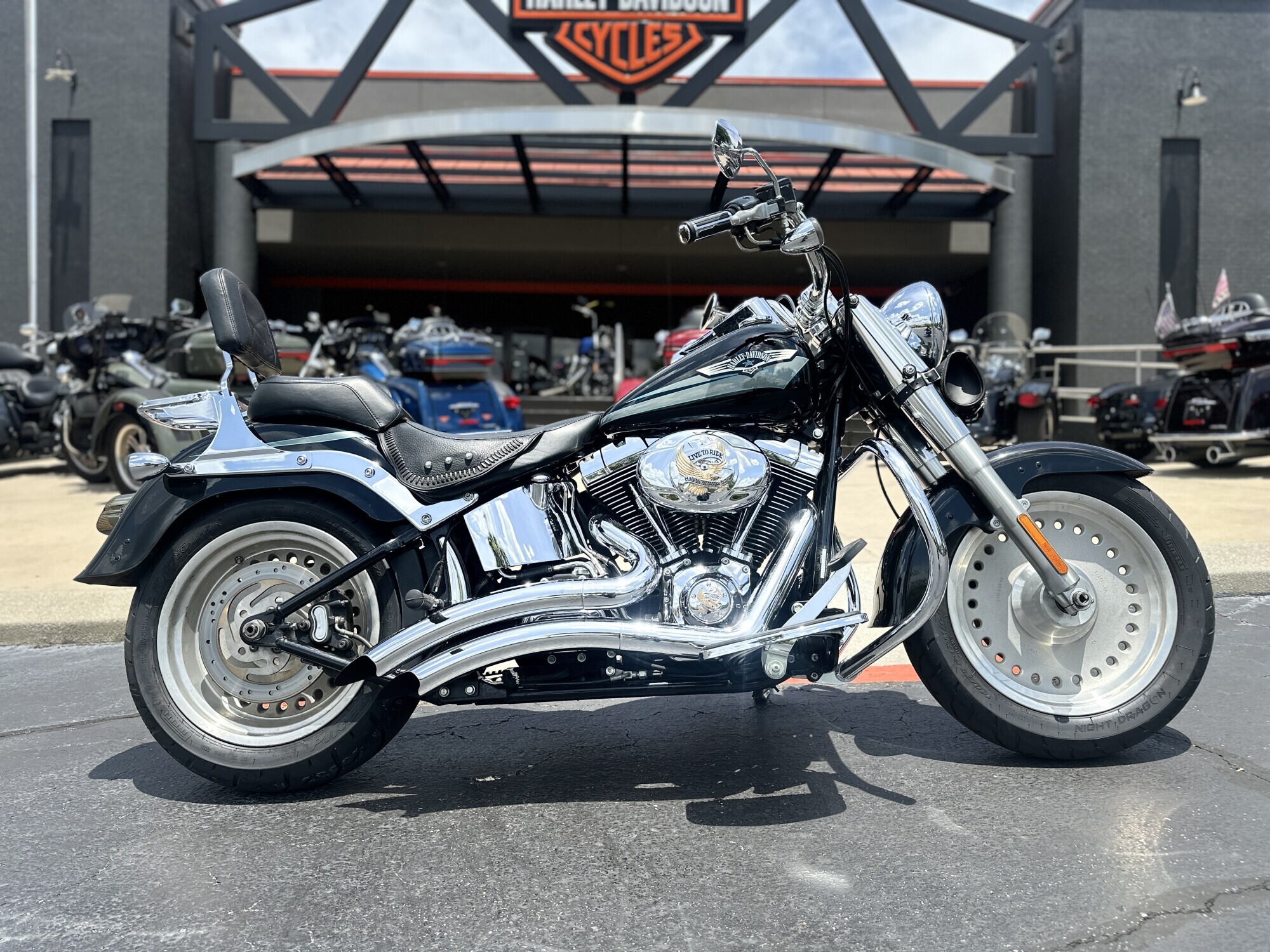 Black 2008 Harley-Davidson Fat Boy Motorcycles For Sale - Cycle Trader