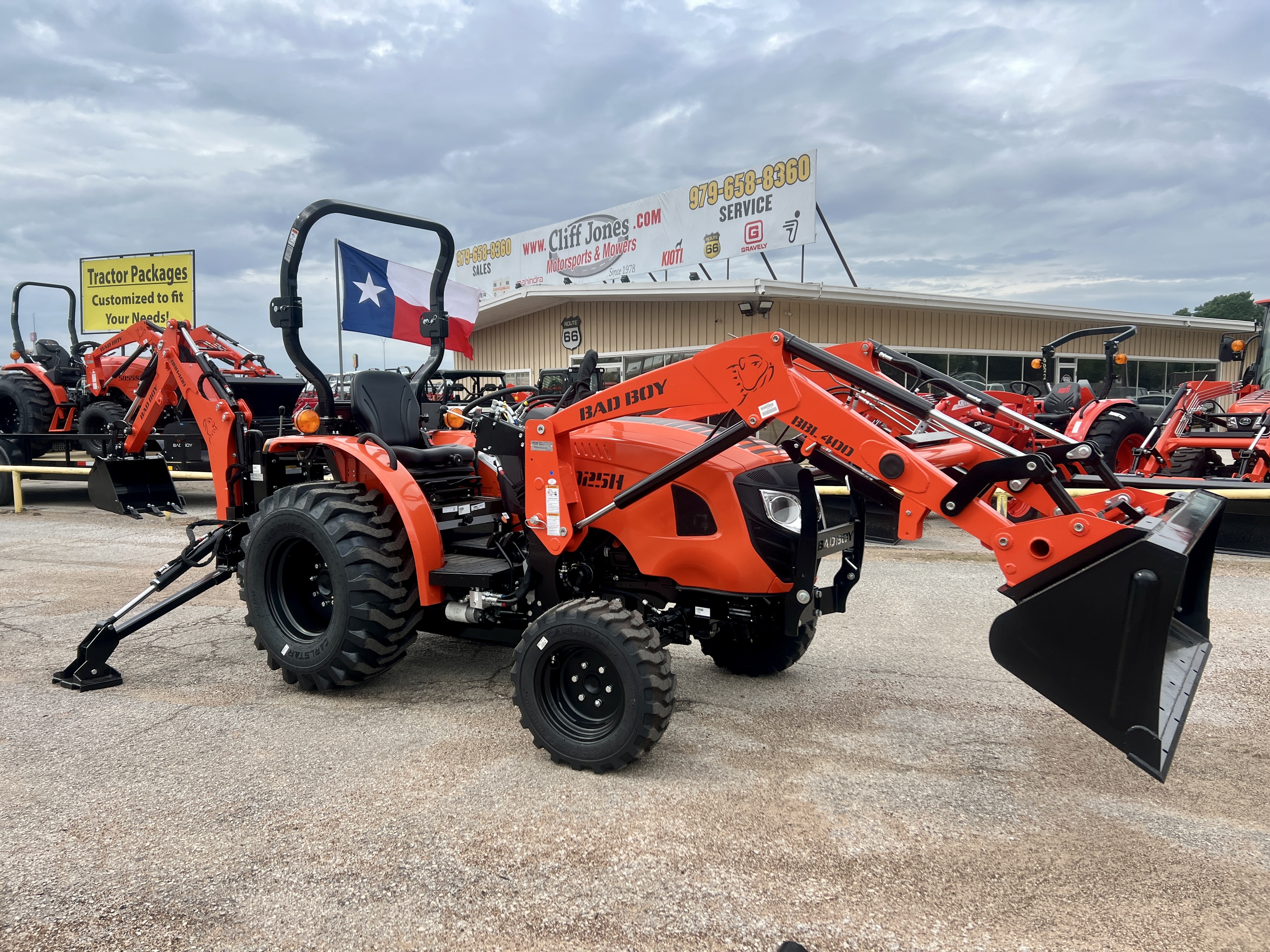 2026 Bad Boy Tractors 4025H HST 4WD With Backhoe in Sealy, TX