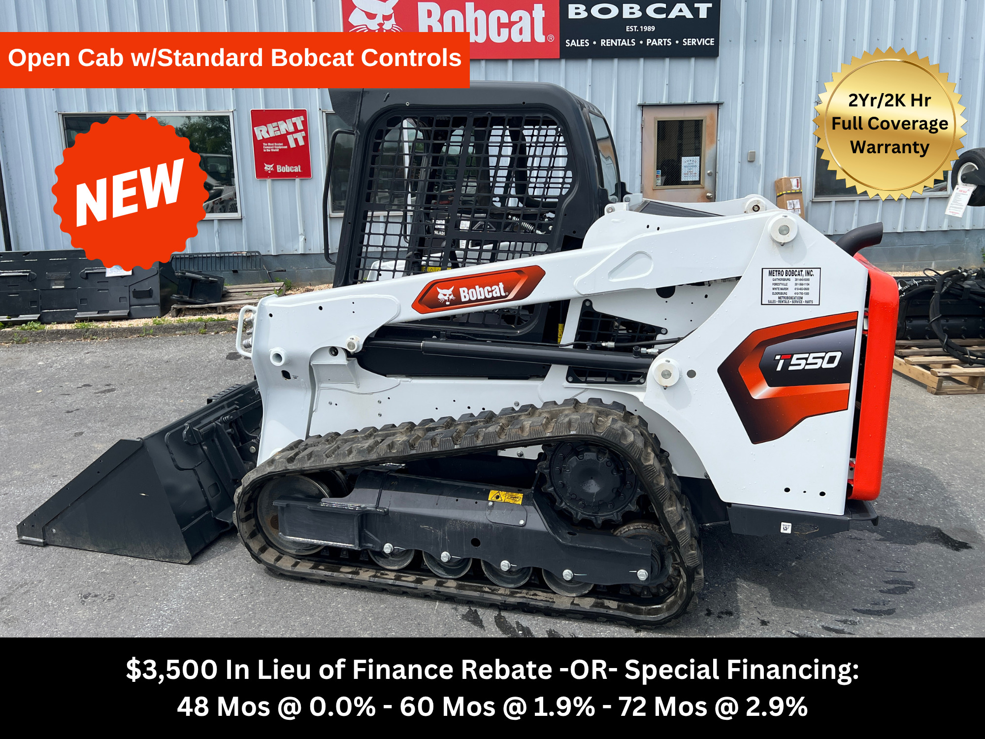 2025 Bobcat T550 in Gaithersburg, MD