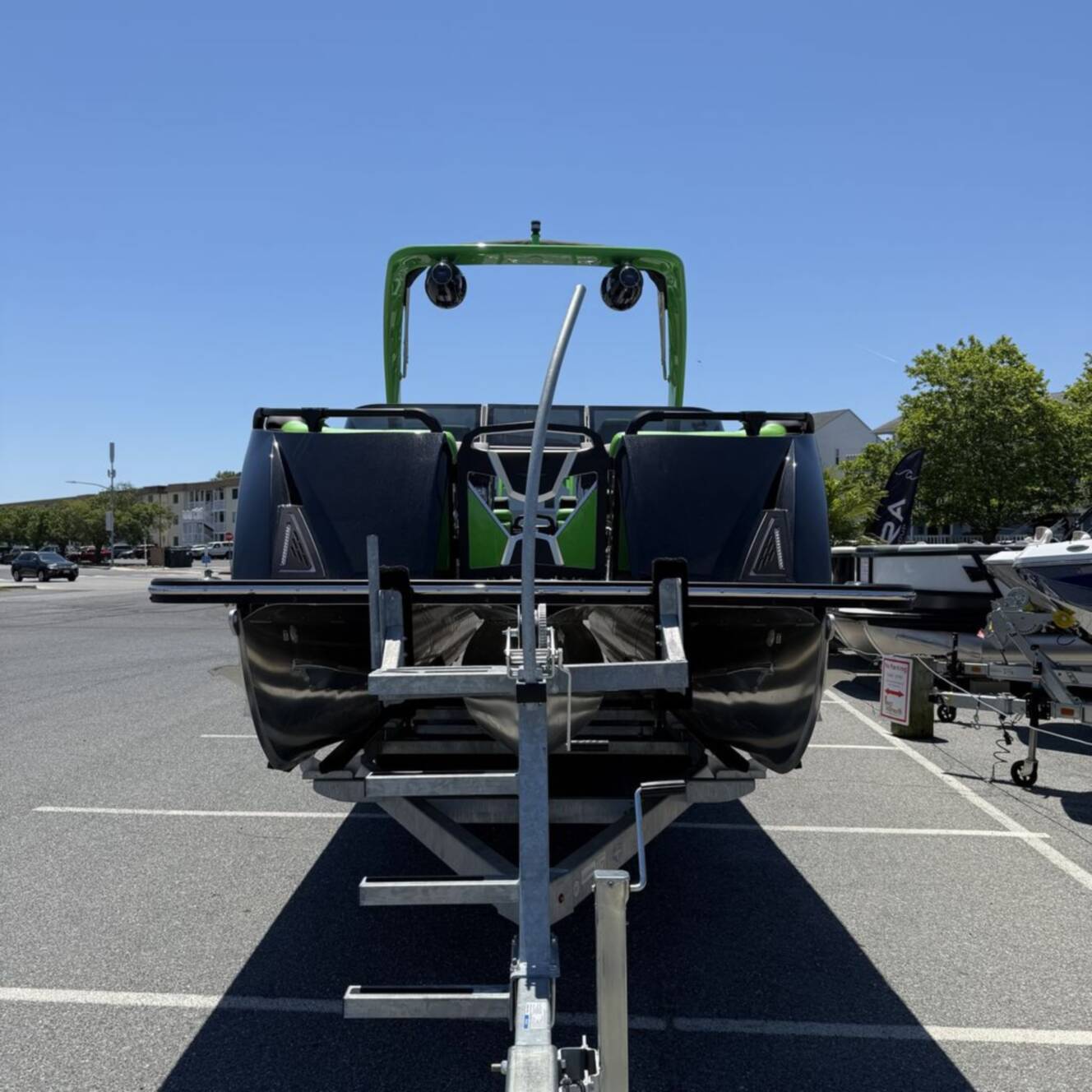 A photo of this 2026 Berkshire Pontoons SPORT SLX9 DC W-ARCH