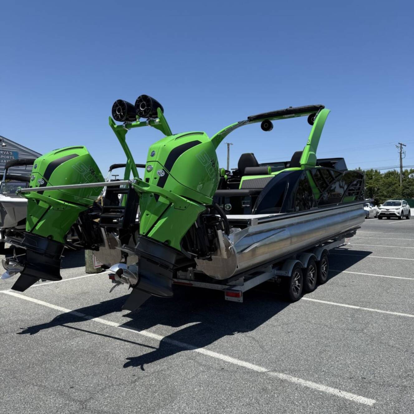 A photo of this 2026 Berkshire Pontoons SPORT SLX9 DC W-ARCH