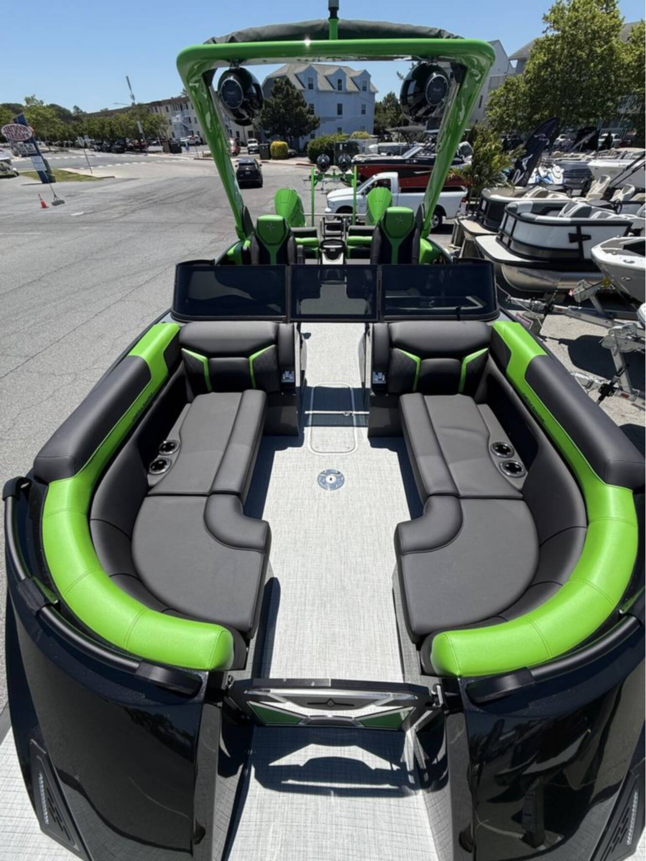 A photo of this 2026 Berkshire Pontoons SPORT SLX9 DC W-ARCH