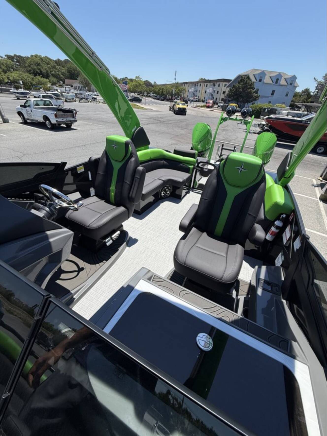 A photo of this 2026 Berkshire Pontoons SPORT SLX9 DC W-ARCH