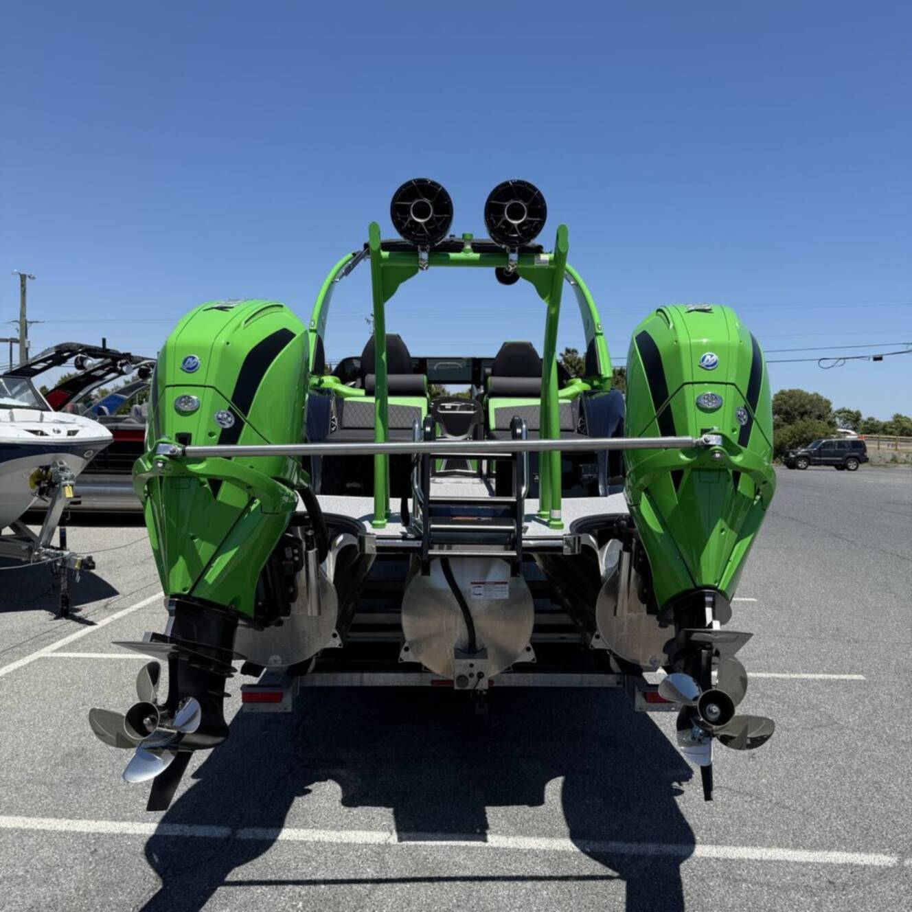 A photo of this 2026 Berkshire Pontoons SPORT SLX9 DC W-ARCH