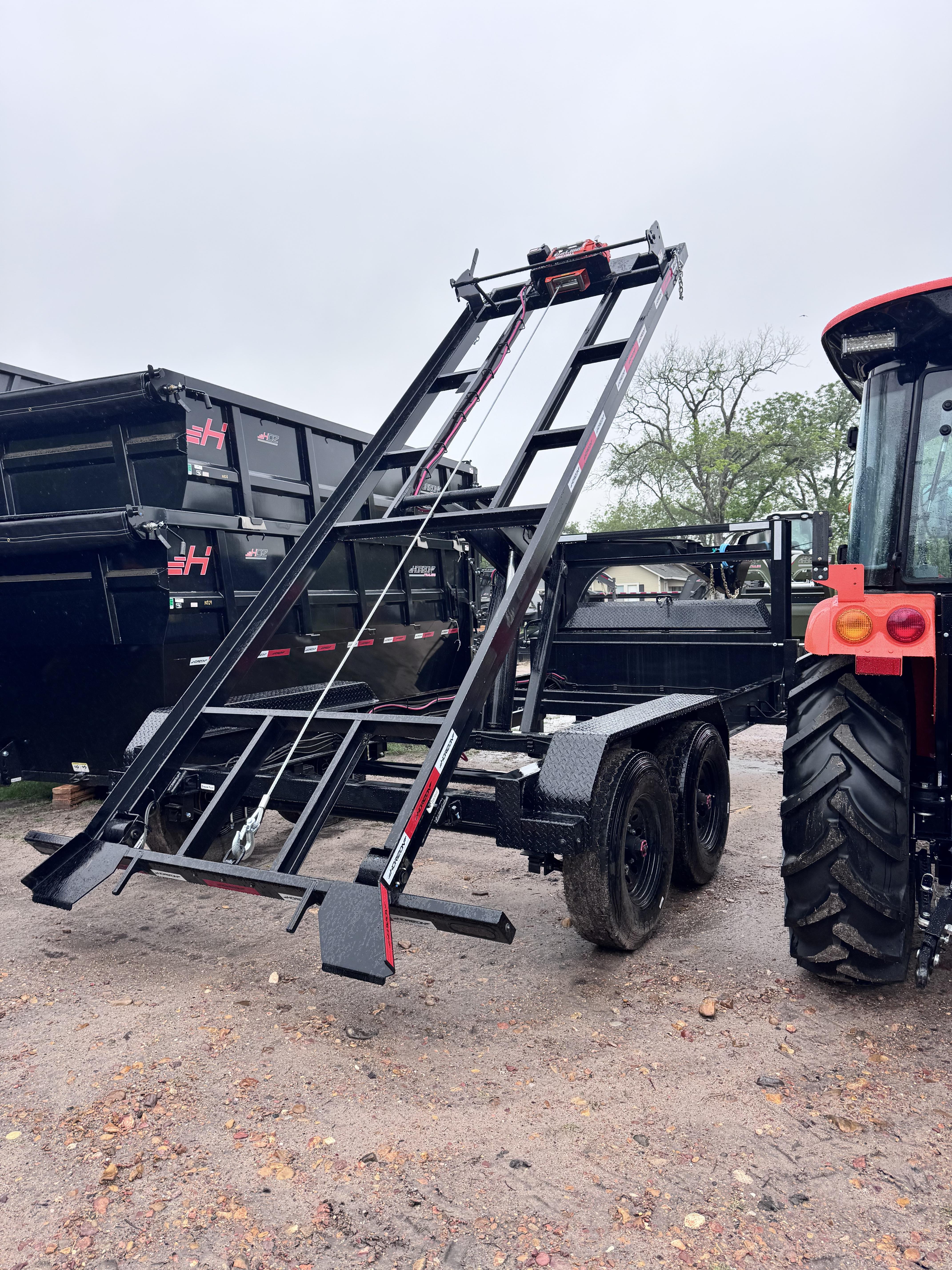 2026 Horizon RDZ 17.9K GN Hoist (16 x 61) ROLL OFF DUMPSTER TRAILER in Shiner, TX