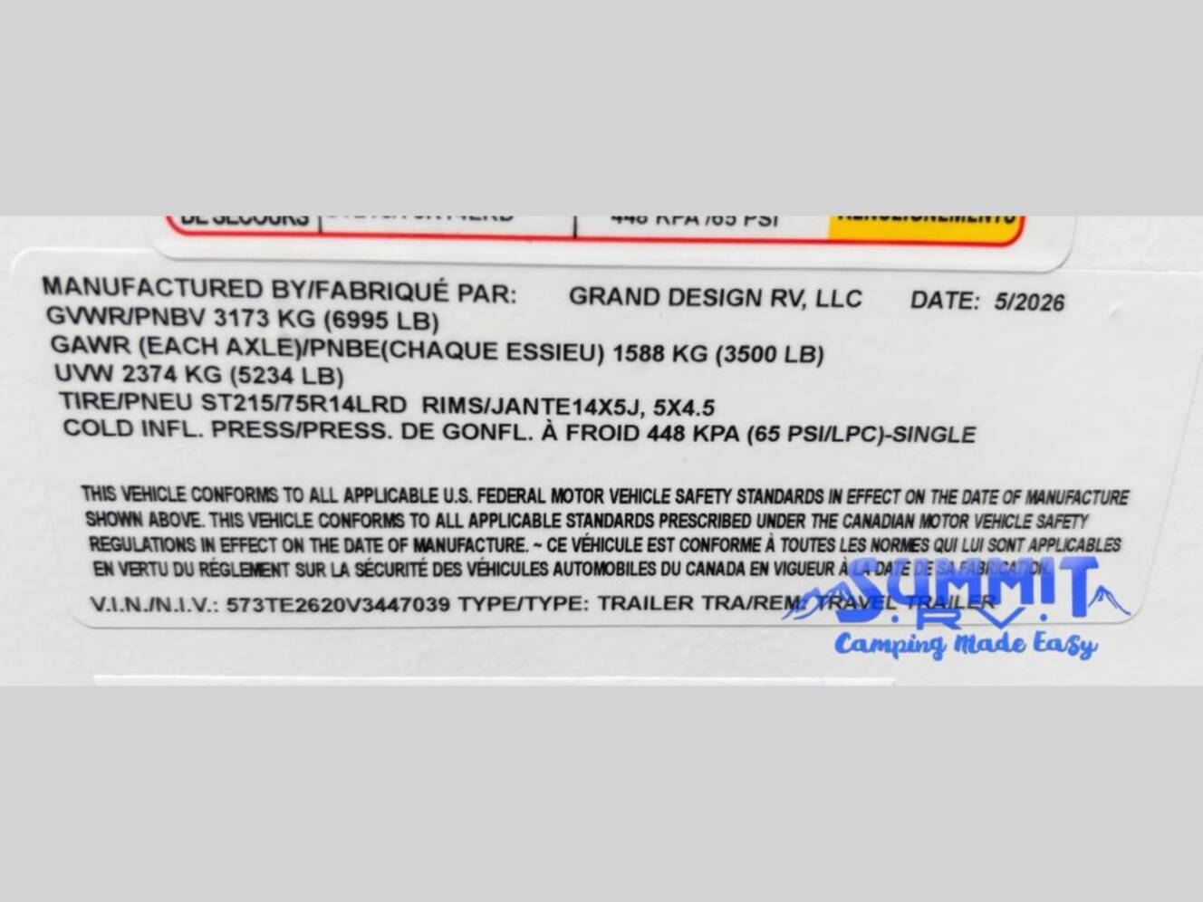 A photo of this 2027 Grand Design Imagine XLS 22MLE