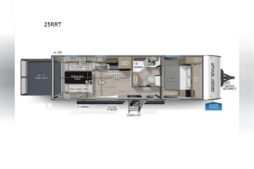2027 Forest River Rv Cherokee Grey Wolf 25RRT in springville TN