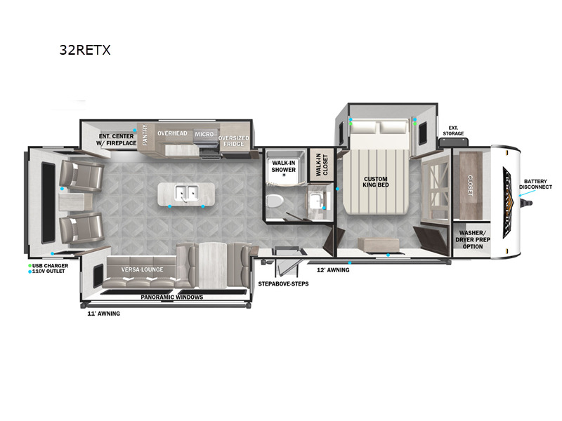 2023 Forest River Rv Wildwood 32RETX in baird TX