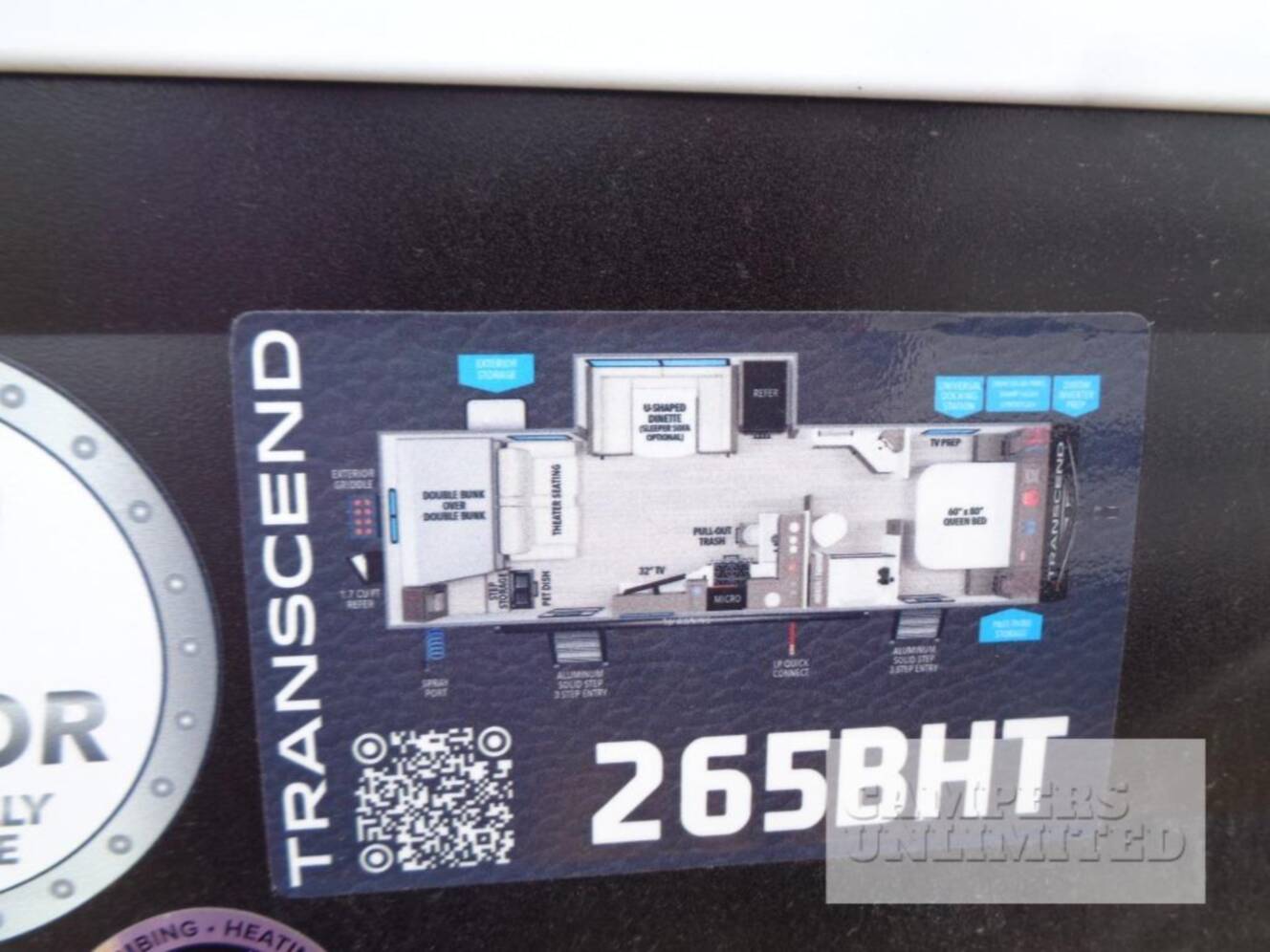 A photo of this 2027 Grand Design Transcend Xplor 265BHT