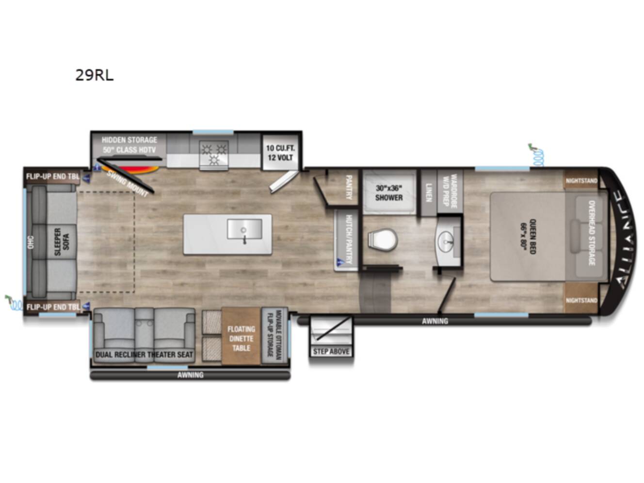 A photo of this 2027 Alliance Rv Avenue All-Access 29RL
