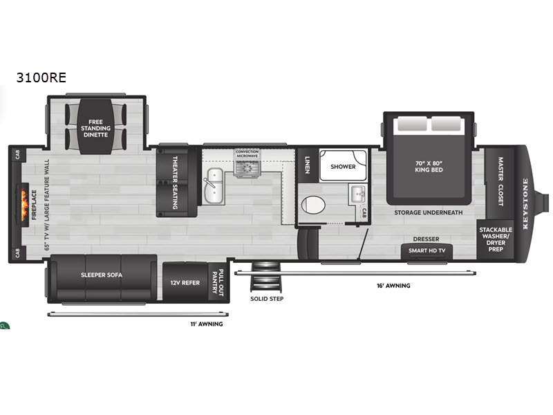 2026 Keystone Rv Alpine 3100RE in opelika AL
