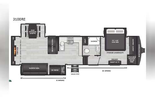 2026 Keystone Rv Alpine 3100RE in opelika AL