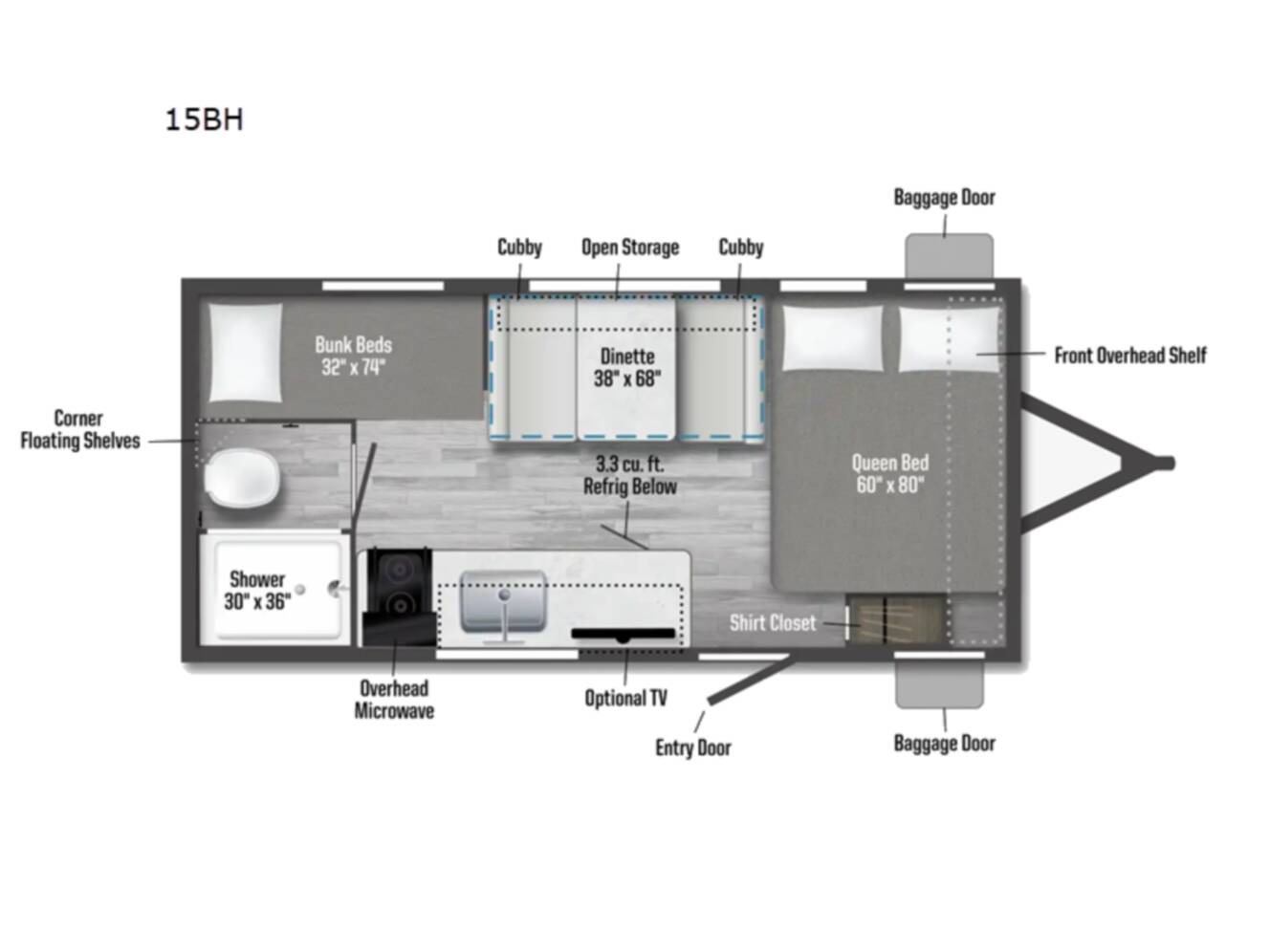 A photo of this 2025 Winnebago Access ACCESS 15BH