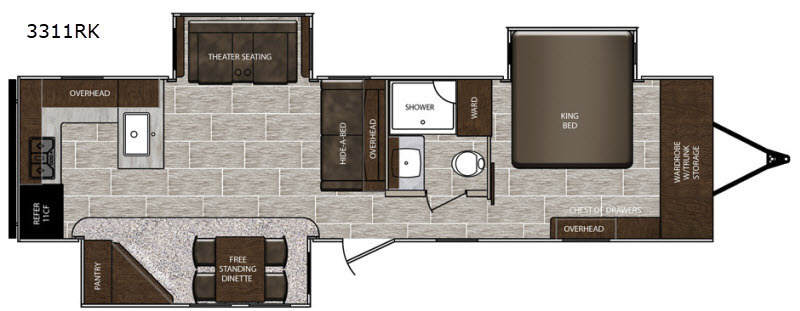 A photo of this 2019 Prime Time Rv LaCrosse 3311 RK