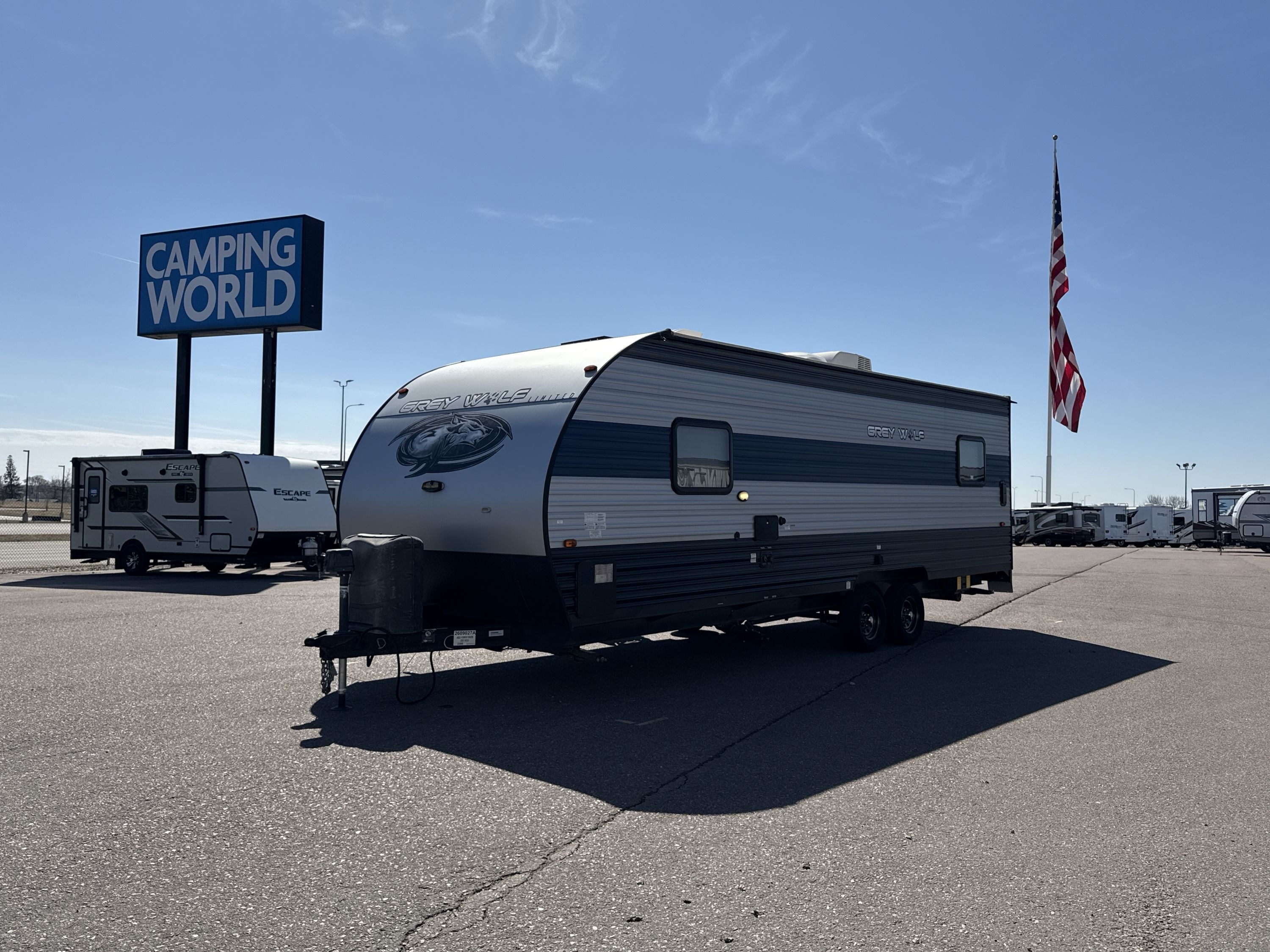 2021 Forest River GREY WOLF 22RR Travel Trailer Toy Hauler RV