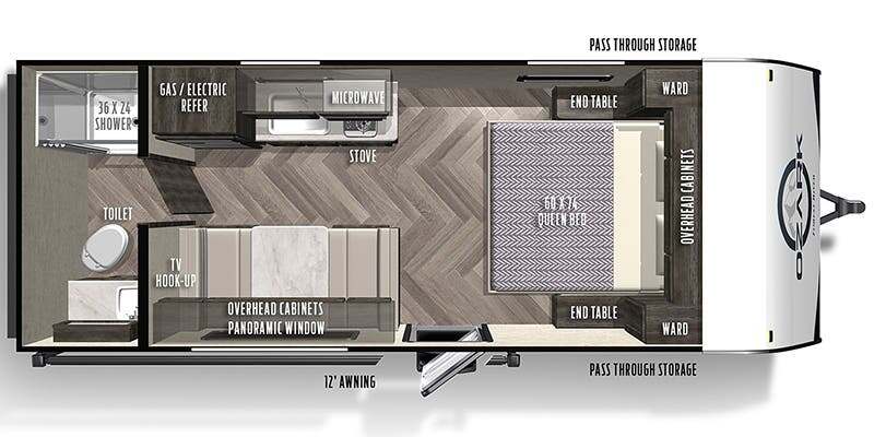 2021 Forest River OZARK 1660FQ RV