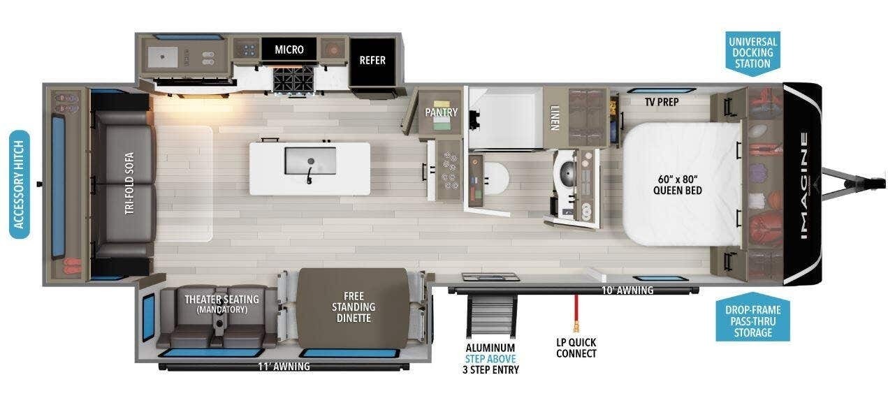A photo of this 2025 Grand Design Imagine 2970RL