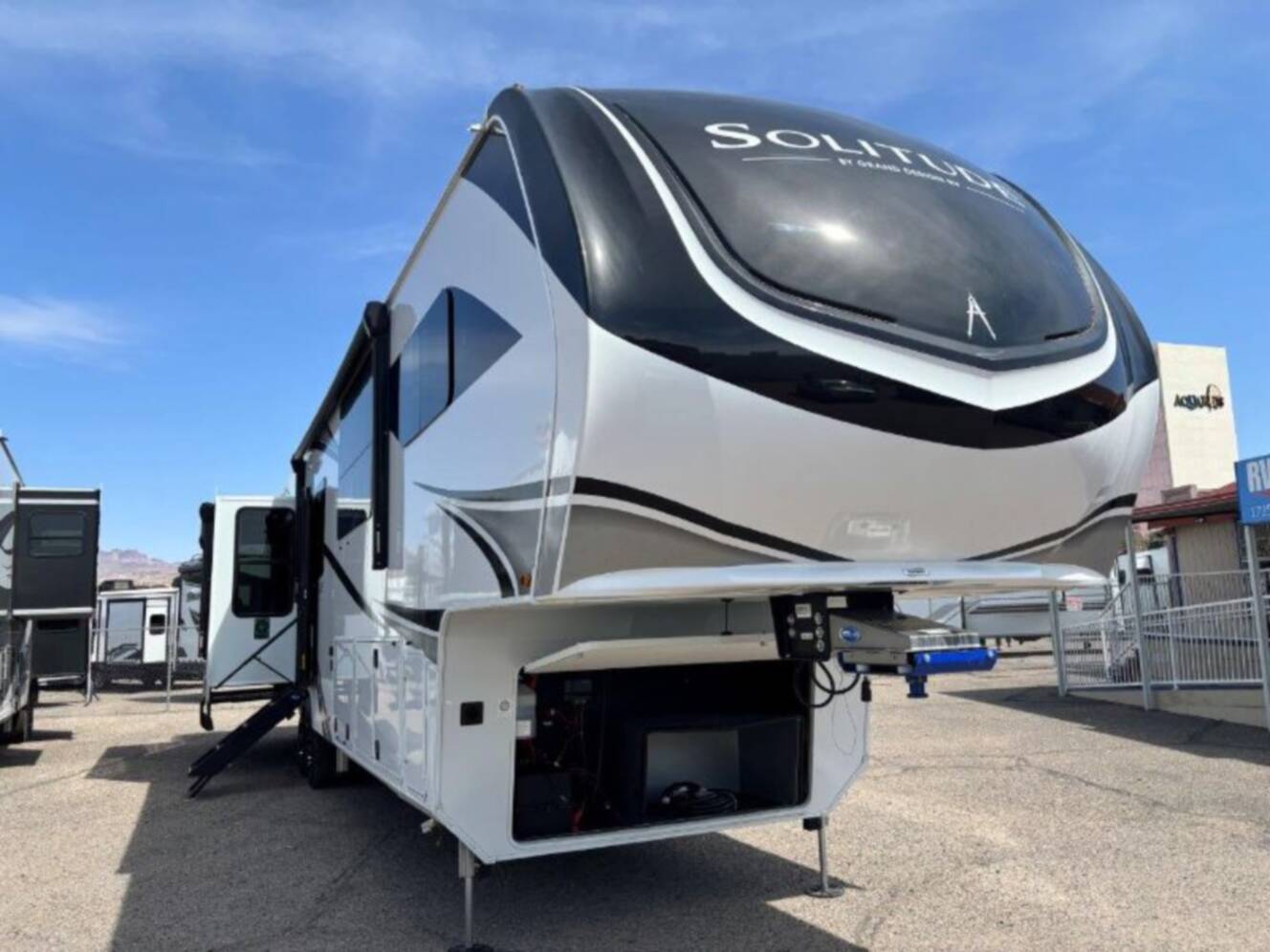 A photo of this 2025 Grand Design Solitude 388MBS