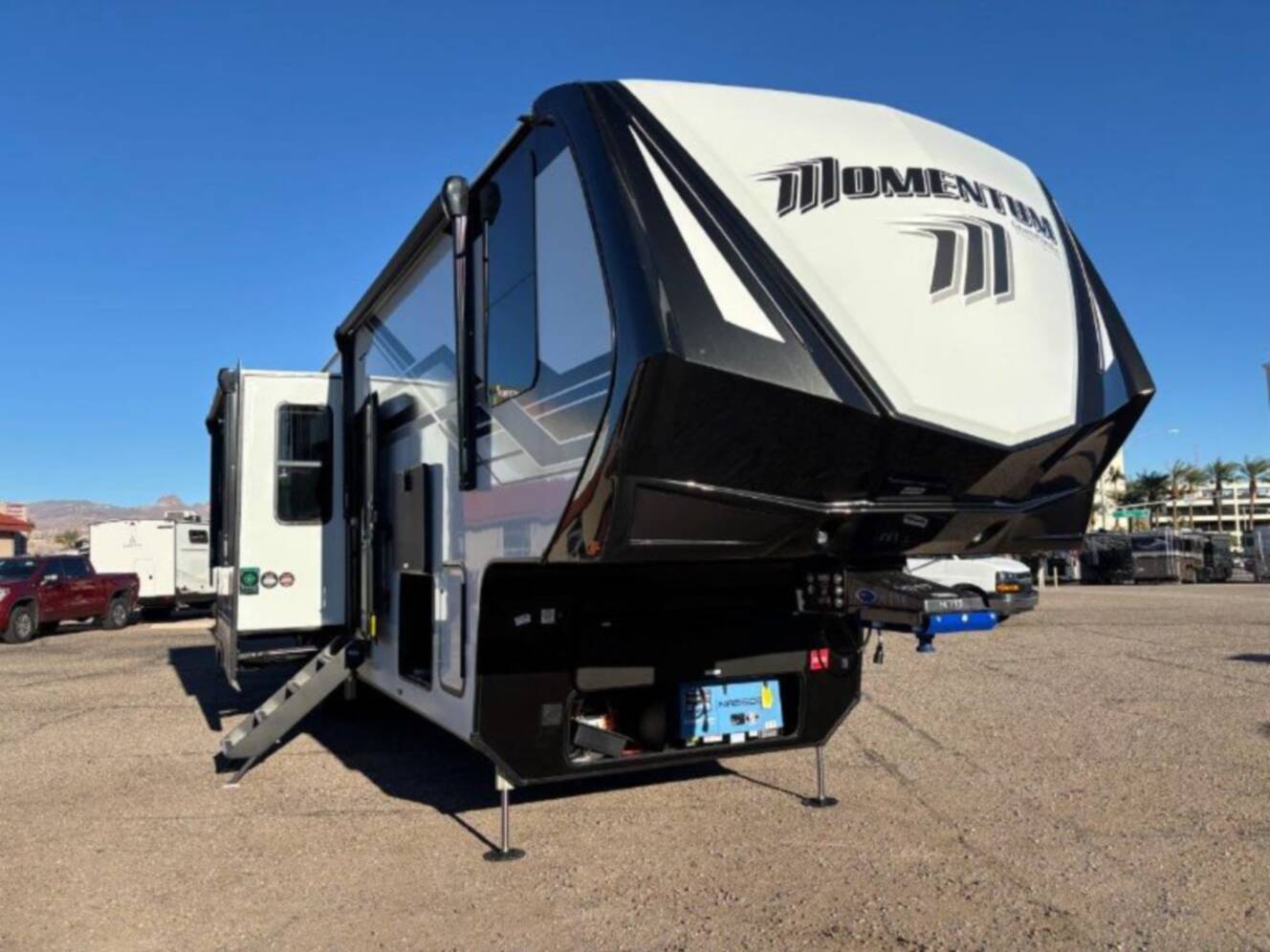A photo of this 2026 Grand Design Momentum M-Class 399M