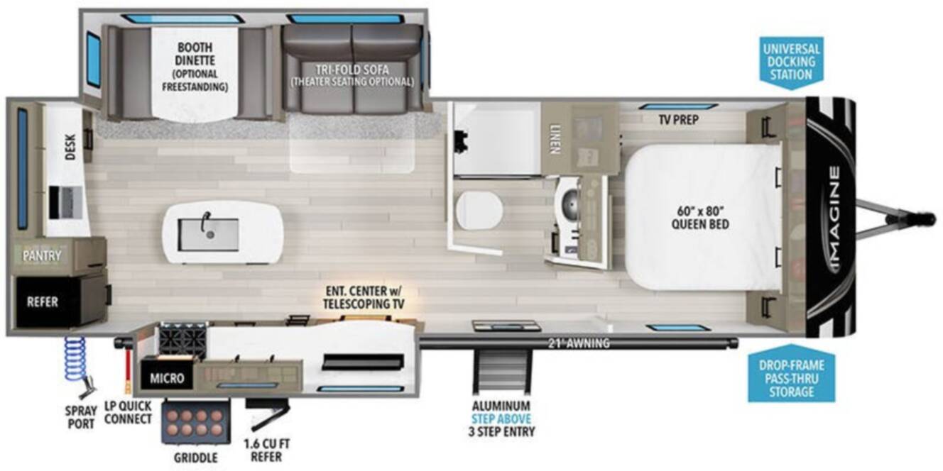 A photo of this 2025 Grand Design Imagine 2670MK