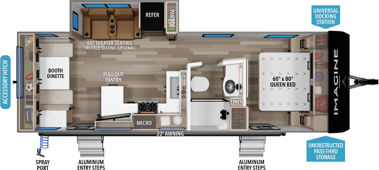 A photo of this 2026 Grand Design Imagine XLS 25RLE