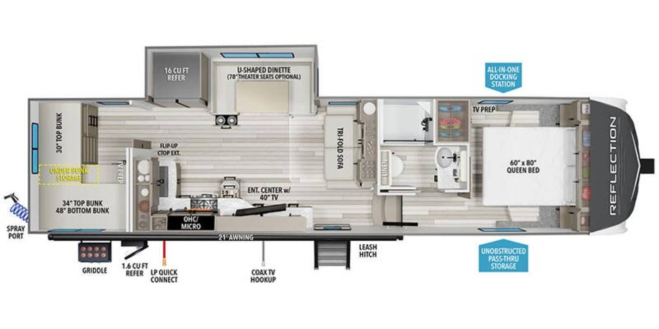 A photo of this 2026 Grand Design Reflection 150 Series 298BH