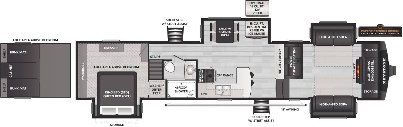 A photo of this 2026 Keystone Montana High Country 377FL