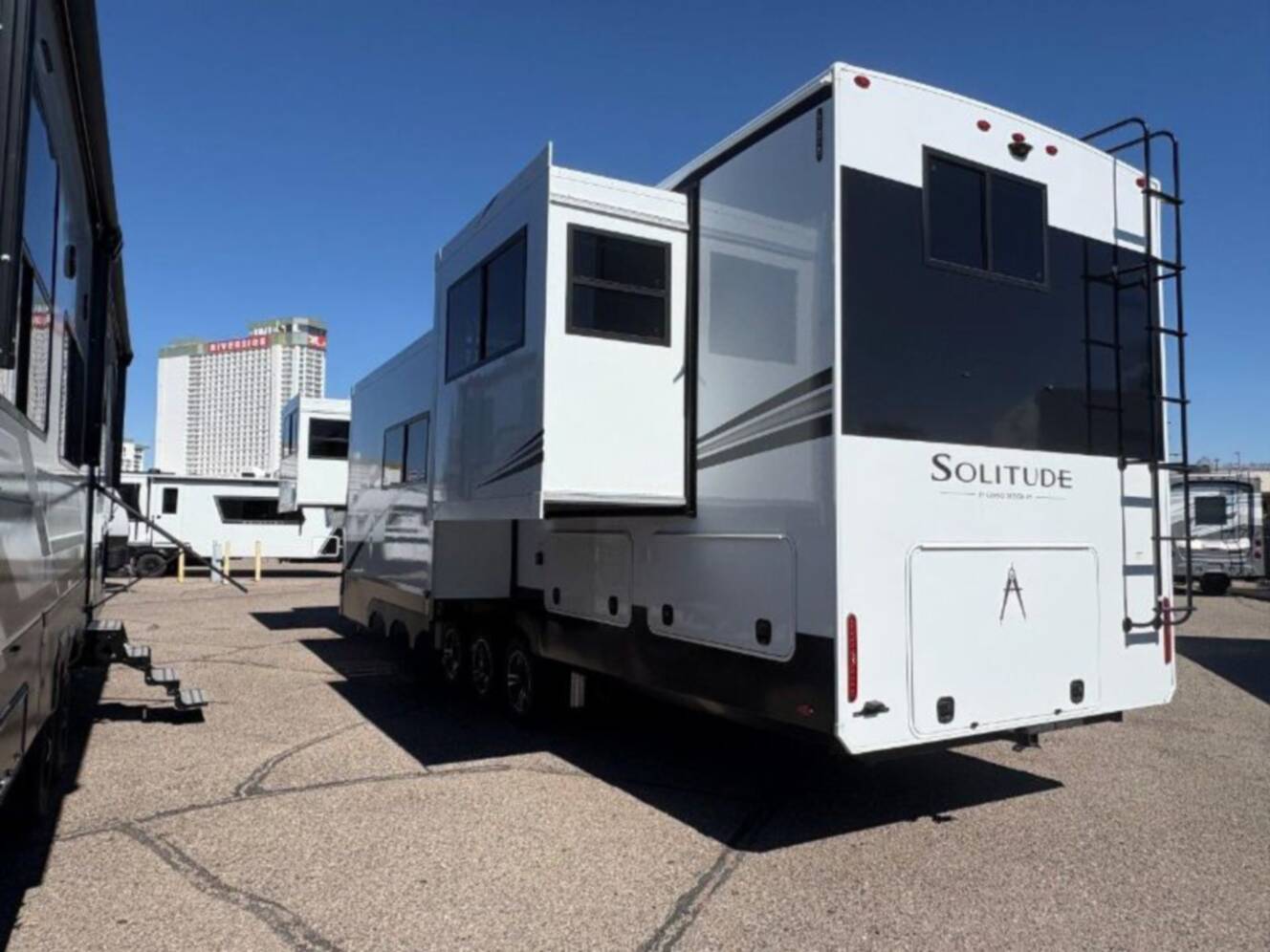 A photo of this 2026 Grand Design Solitude 414LJMJ