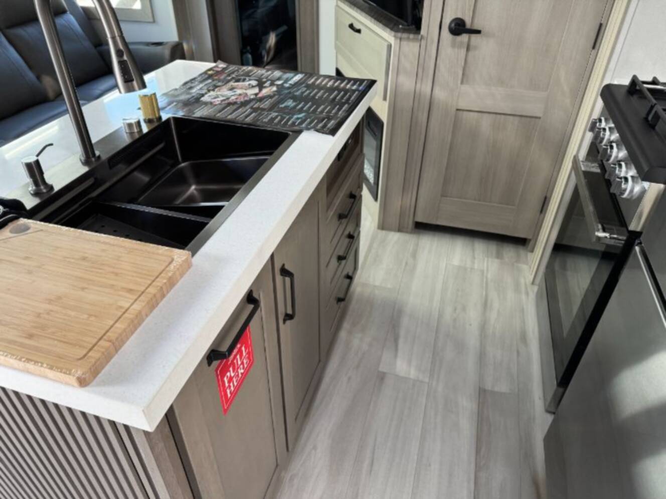 A photo of this 2025 Grand Design Momentum M-Class 351MS