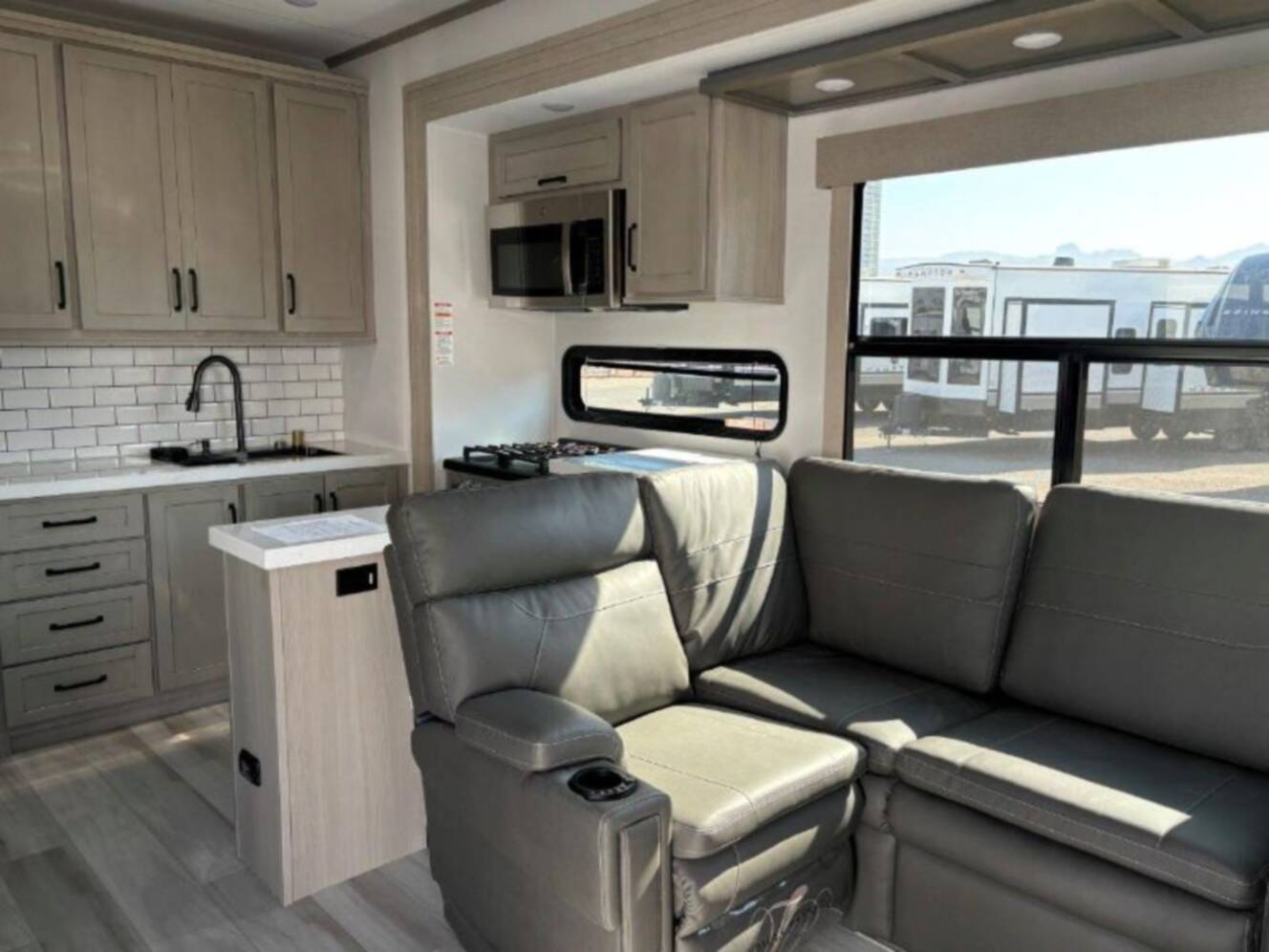 A photo of this 2025 Grand Design Momentum M-Class 344M