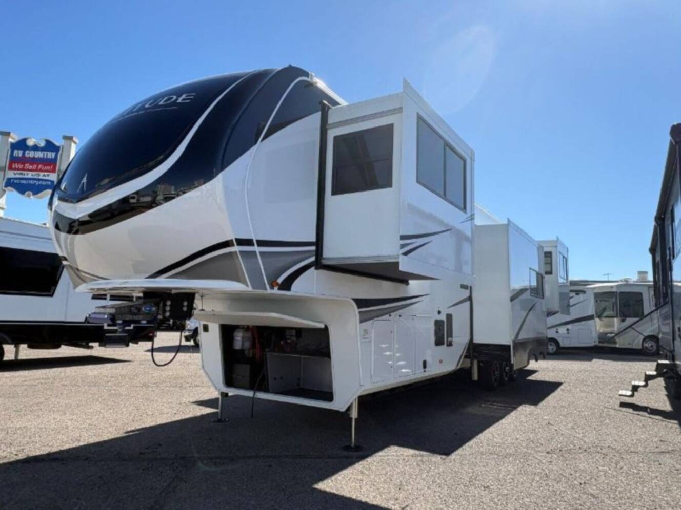 A photo of this 2026 Grand Design Solitude 414LJMJ