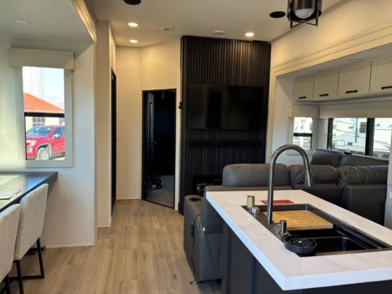 A photo of this 2026 Grand Design Momentum M-Class 399M
