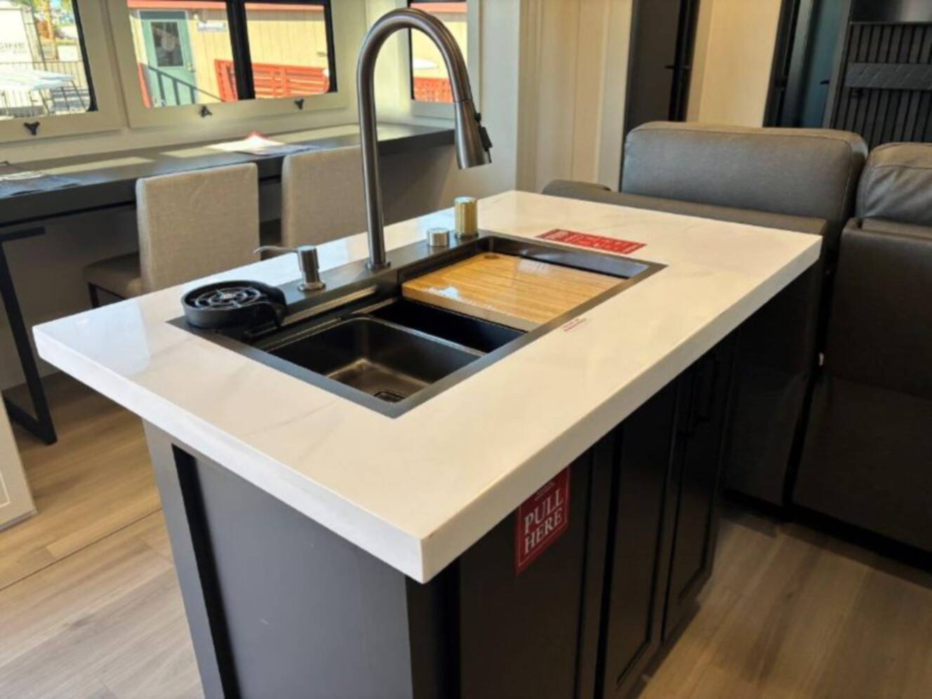 A photo of this 2026 Grand Design Momentum M-Class 399M
