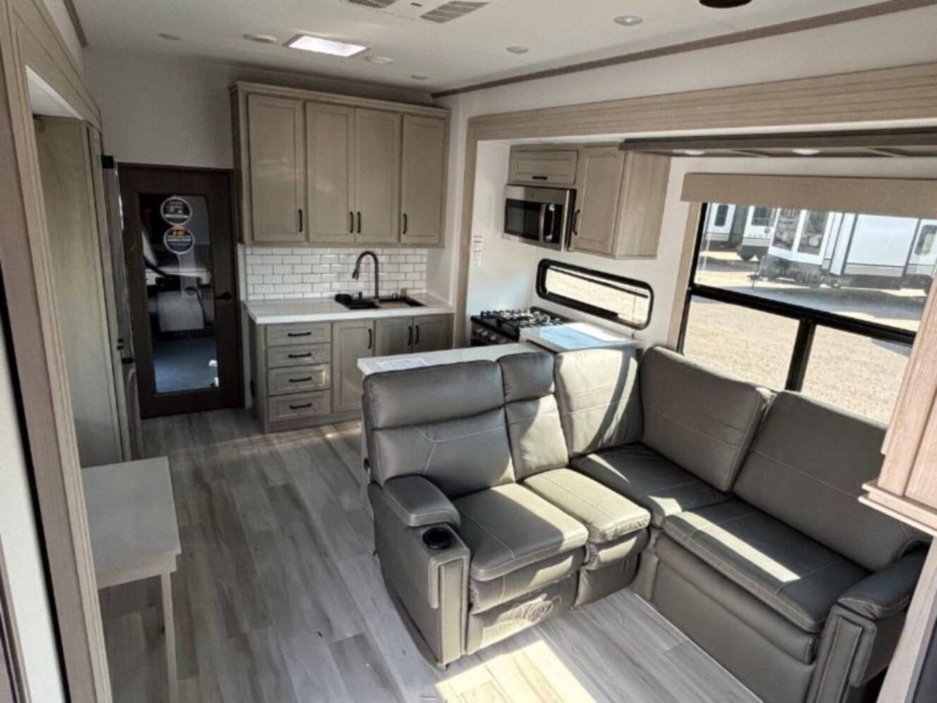 A photo of this 2025 Grand Design Momentum M-Class 344M