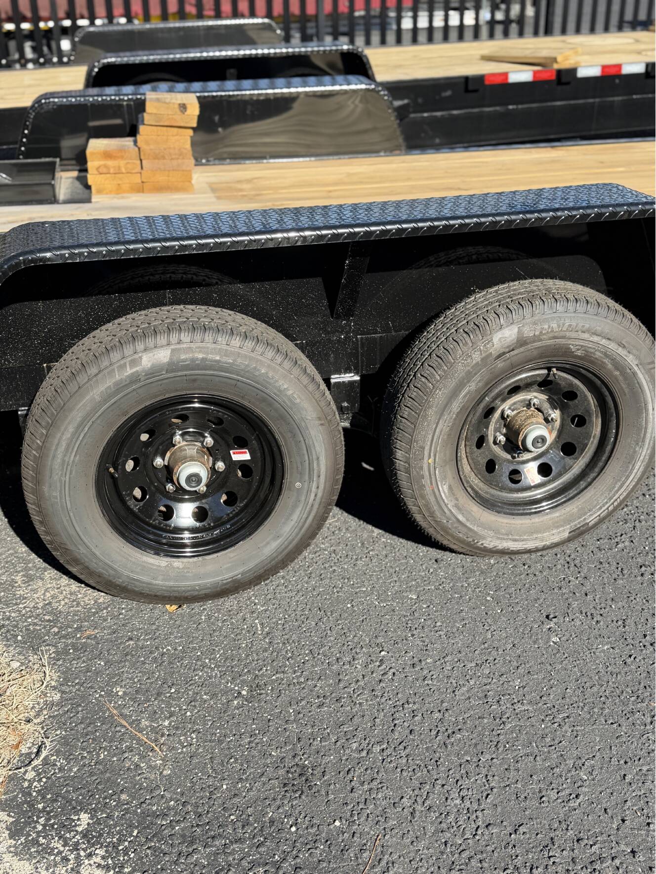 A photo of this 2025 Down To Earth Construction & Equipment  6'8x22" Equipment Trailer
