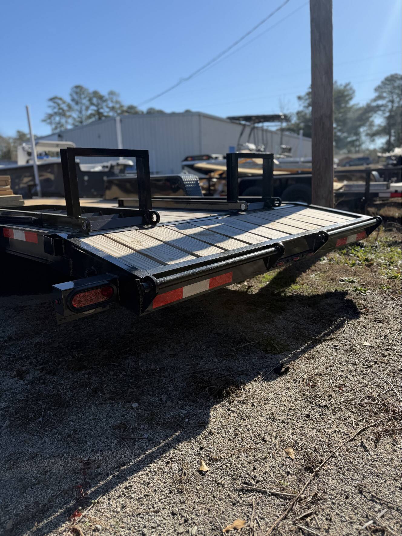 A photo of this 2025 Down To Earth Construction & Equipment  6'8x22" Equipment Trailer