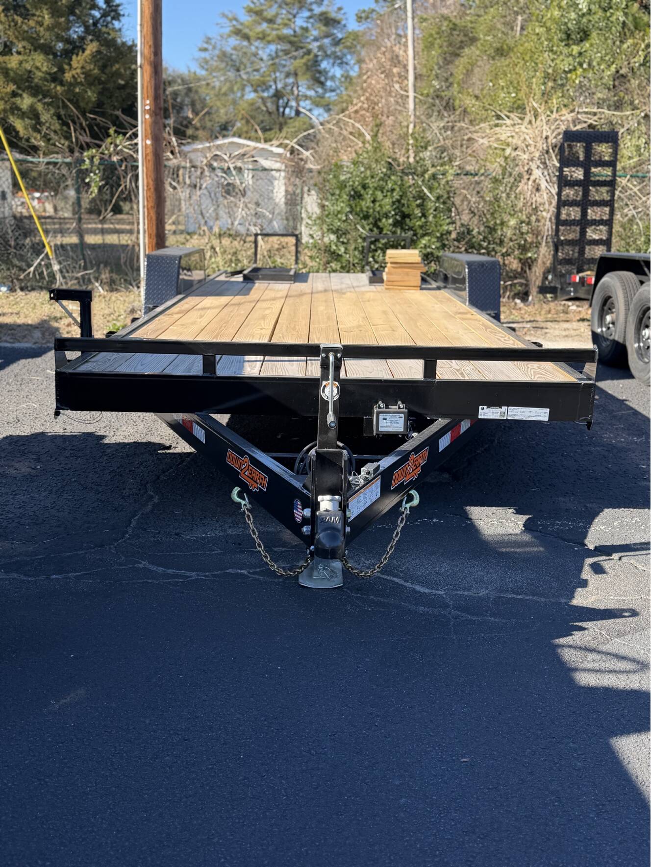 A photo of this 2025 Down To Earth Construction & Equipment  6'8x22" Equipment Trailer
