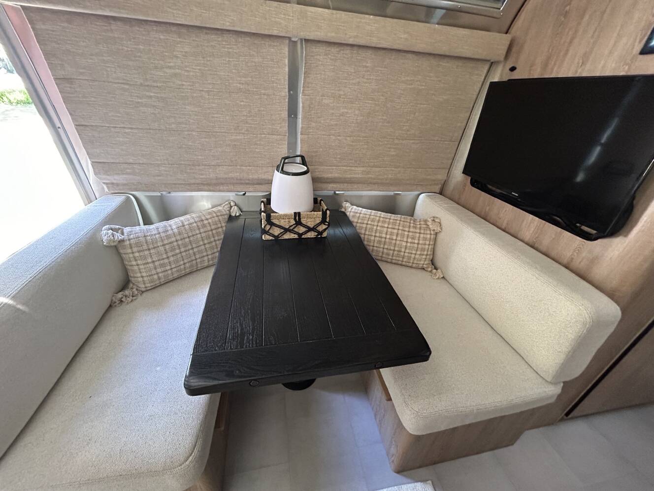 A photo of this 2023 Airstream POTTERY BARN SPECIAL EDITION 28RBT